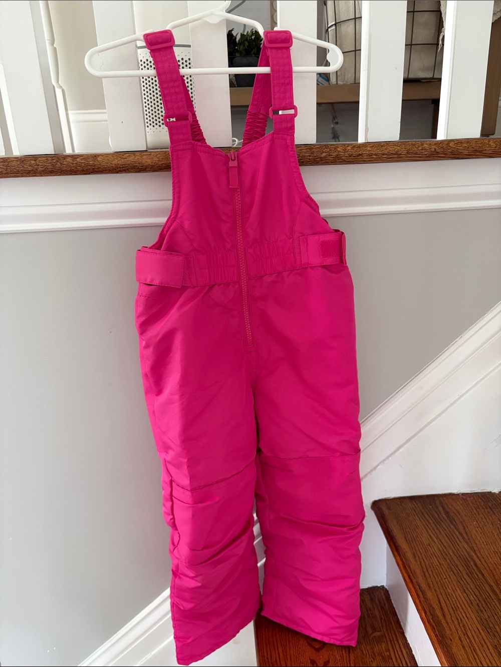 Cat & Jack Hot Pink Kids Snow Overalls